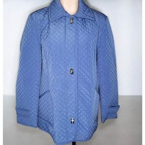 Mackintosh Quilted Jacket Light Blue Size Small